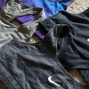 SET OF 4 Nike Sports Bra Bundle